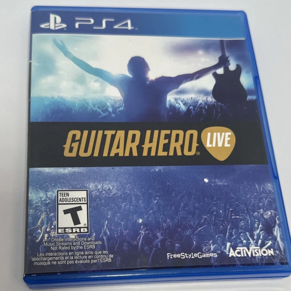 Guitar Hero Live (Sony PlayStation 4, 2015, PS4) Authentic, tested/works